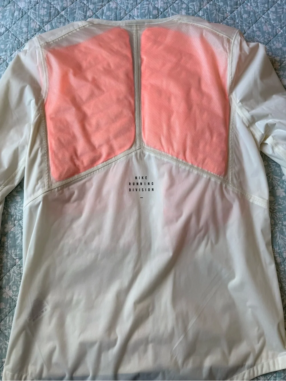 Nike Women’s Cream & Coral Lightweight Zip Utility Jacket